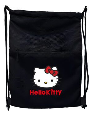 Bolso Tipo Morral Con Cierre Hello Kitty - Estampaking