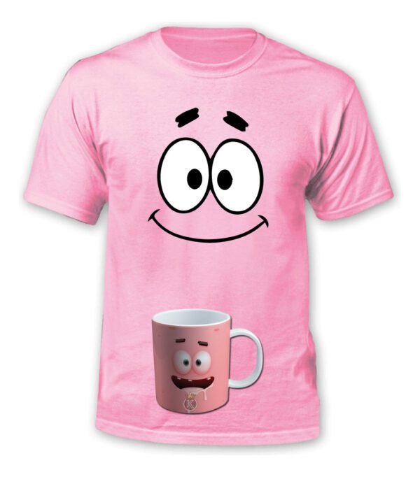 Polera + Tazon Patricio - Bob Esponja- Estampaking