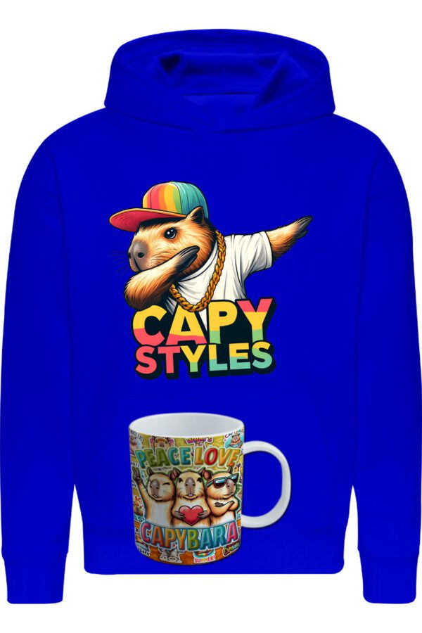 Poleron Capibara + Tazon - Capy Style - Carpincho Honestidad Sinceridad - Estampaking - Imagen 10