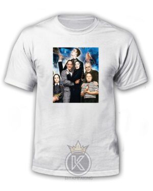 Polera Familia Addams - Locos - Merlina - Estampaking