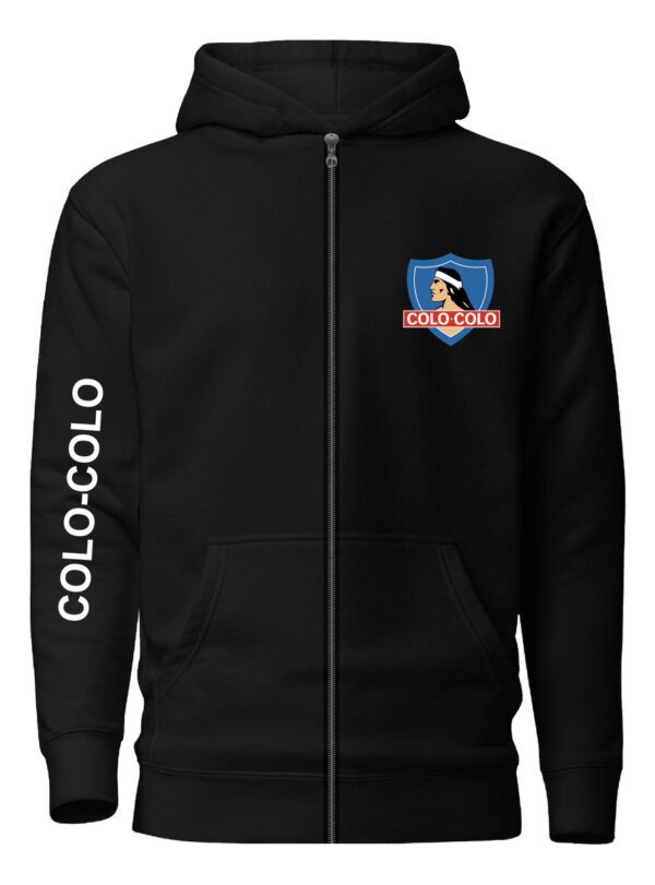 Poleron Con Cierre Colo Colo - Eterno Campeon - Futbol Chileno - Estampaking - Imagen 5