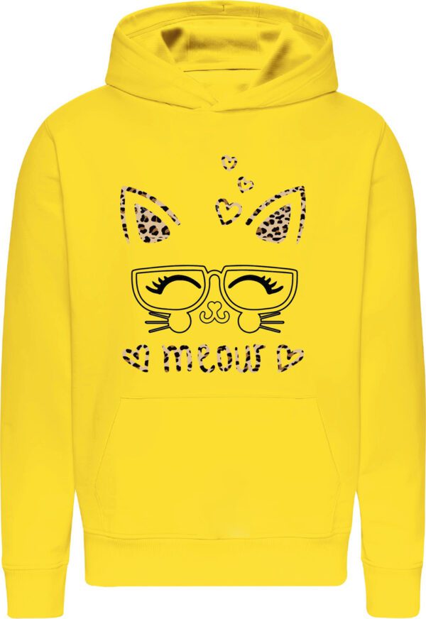 Poleron Gato Con Lente - Gatito - Animal Print - Meow - Estampaking - Imagen 11