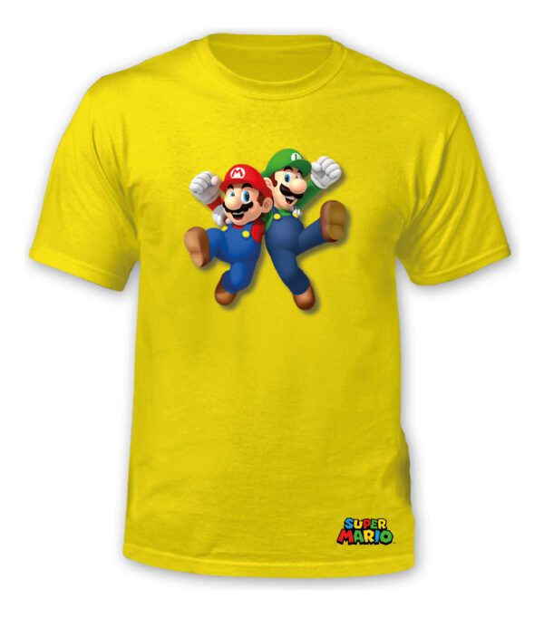 Polera Mario Bros Y Luigui - Ninteno - Pelicula - Estampakin - Imagen 13