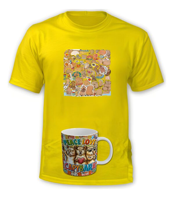 Polera Capibara + Tazon/mug - Carpincho - Estampaking - Imagen 25