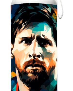 Botella De Aluminio 750ml Messi - Futbol - Estampaking