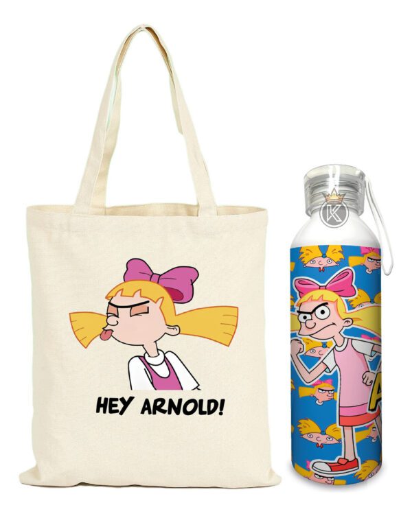 Tote Bag Helga + Botella En Aluminio 750ml - Estampaking