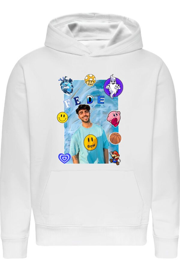 Poleron Fede Vigevani - Edicon 2 - Youtuber Drew - Justin - Estampaking - Imagen 7