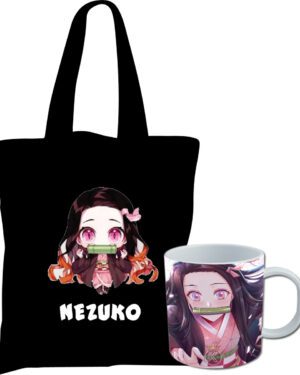 Tote Bag Nezuko N + Tazon - Anime - Serie - Estampaking
