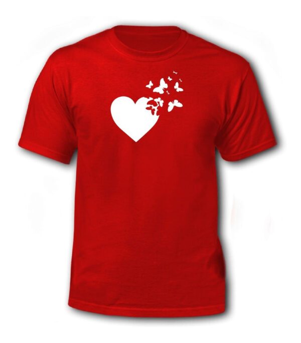 Polera Corazón - Mariposas - Desvaneciéndose - Estampaking - Imagen 9