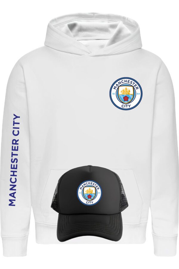Poleron Manchester City Football Club + Gorro Jockey - Club De Fútbol - Estampaking - Imagen 7
