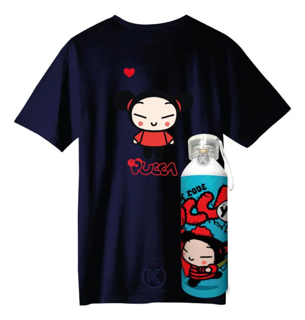 Polera Pucca + Botella En Aluminio 750ml - Estampaking - Imagen 22