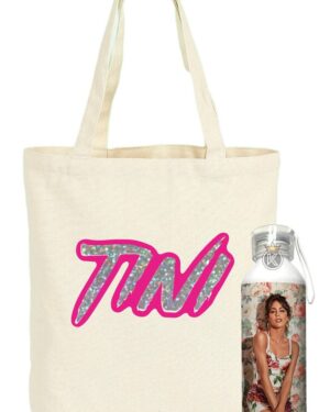 Tote Bag Tini + Botella En Aluminio 750ml C - Estampaking