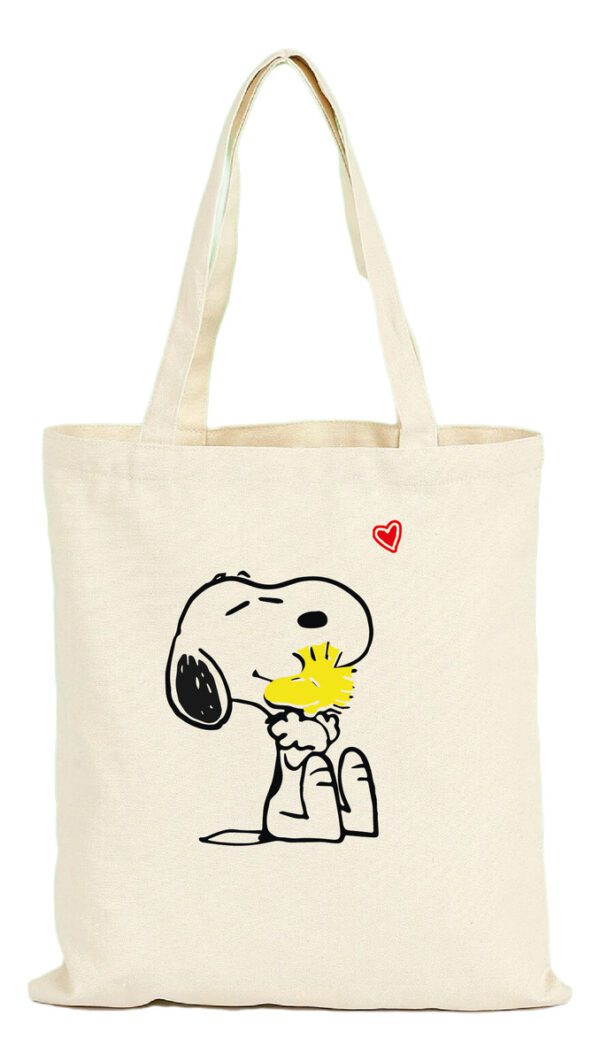Tote Bag Bolsa Snoopy N - Estampaking - Imagen 2