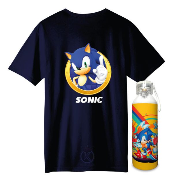 Polera Sonic + Botella En Aluminio 750ml - Ser - Estampaking - Imagen 22