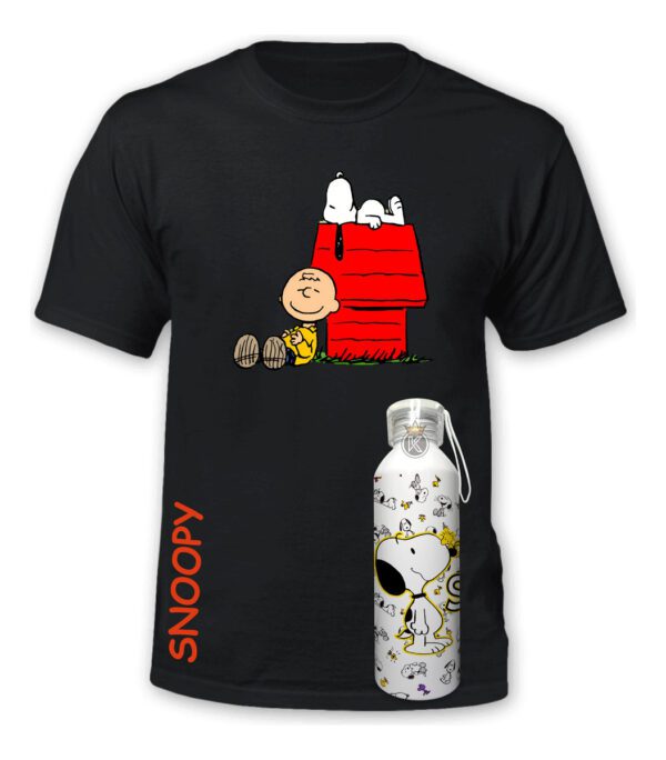 Polera Snoopy + Botella En Aluminio - Charlie - Estampaking - Imagen 7