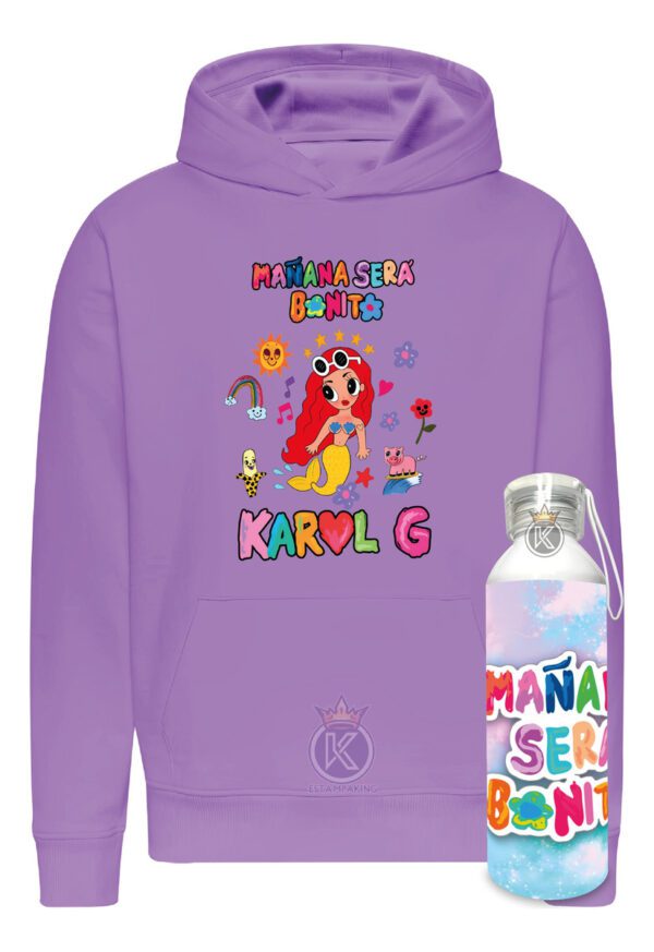 Poleron Karol G B + Botella En Aluminio . - Estampaking - Imagen 16