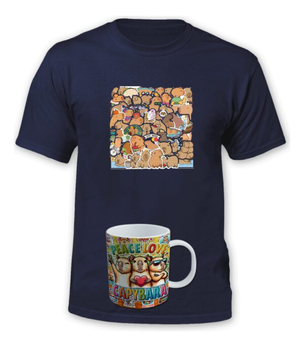 Polera Capibara + Tazon/mug - Carpincho - Estampaking - Imagen 13