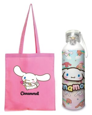 Tote Bag Cinnamoroll R + Botella En Aluminio - Estampaking