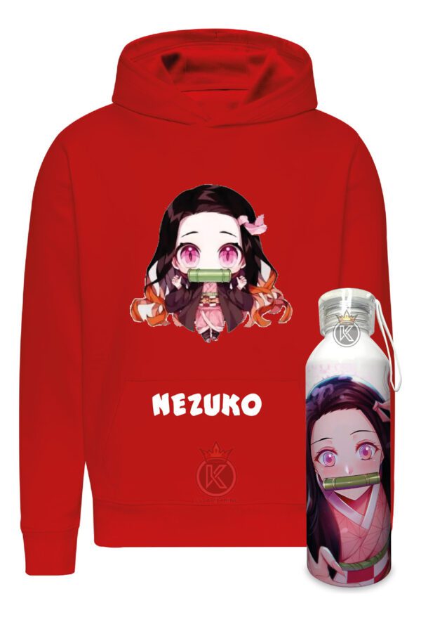 Poleron Nezuko - Kamado + Botella En Aluminio 750ml - Serie - Anime - Estampaking - Imagen 28