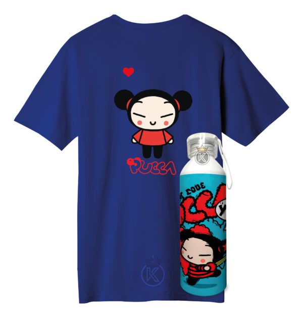 Polera Pucca + Botella En Aluminio 750ml - Estampaking - Imagen 13