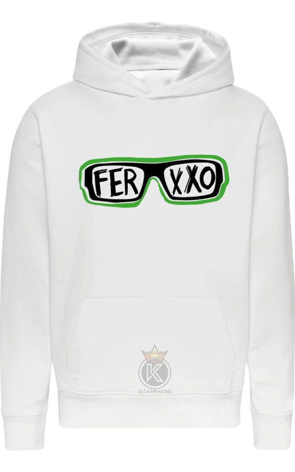 Poleron Fercho - Ferxxo - Feid - Cantante Colombiano - Color Verde - Si Tu Supieras - Estampaking - Imagen 5