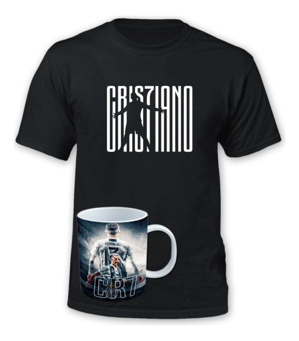 Polera Cristiano Ronaldo + Tazon - Futbol Cr7 - Estampaking - Imagen 7