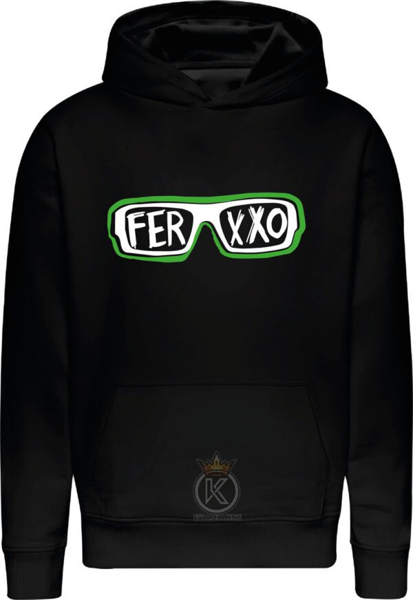 Poleron Fercho - Ferxxo - Feid - Cantante Colombiano - Color Verde - Si Tu Supieras - Estampaking - Imagen 3