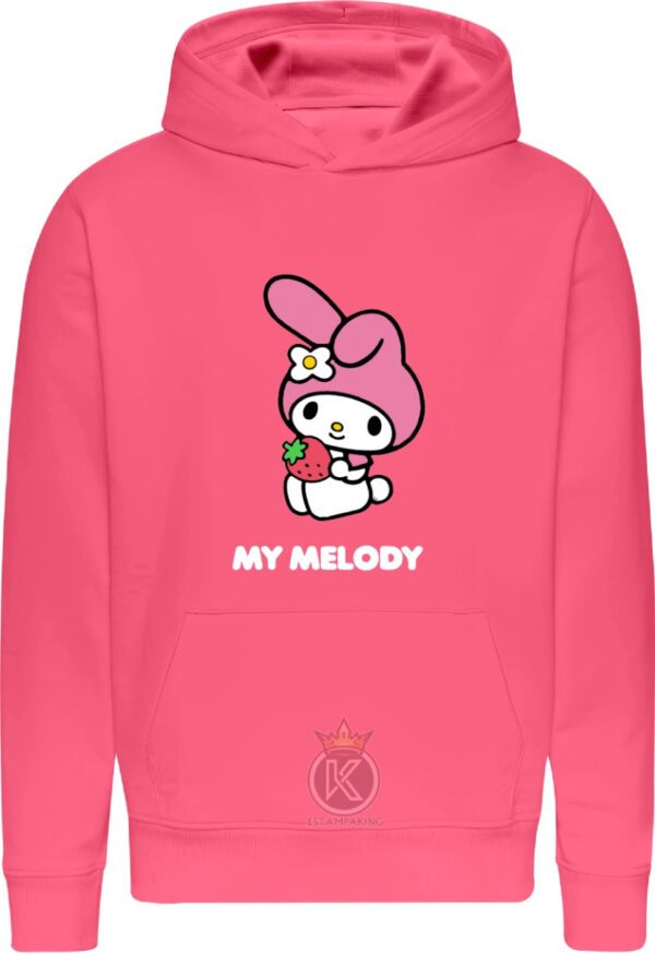 Poleron My Melody - Sanrio - Hello Kitty - Coneja Blanca- Serie - Infantil - Japonesa - Estampaking - Imagen 13