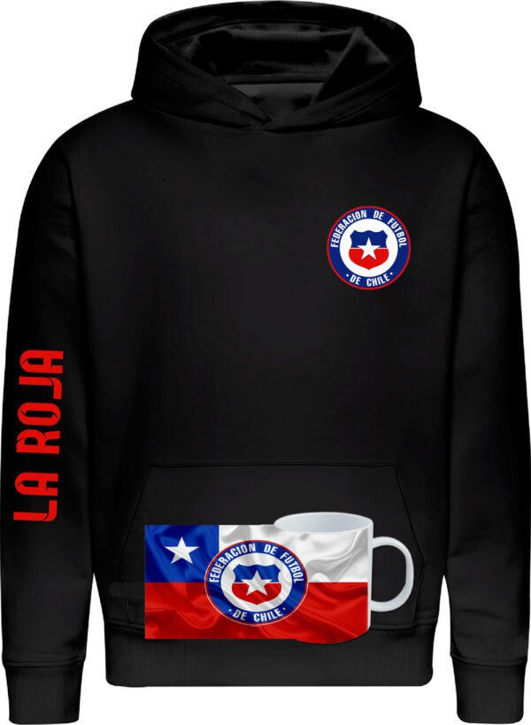 Poleron Selección De Fútbol De Chile - La Roja - Estampaking - Imagen 4