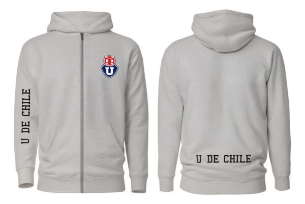 Poleron Con Cierre U De Chile - Futbol Chileno - Estampaking - Imagen 10