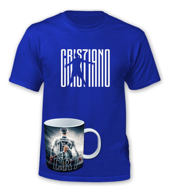 Polera Cristiano Ronaldo + Tazon - Futbol Cr7 - Estampaking - Imagen 13