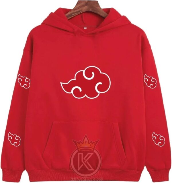 Poleron Naruto + Tazon Nube Roja - Akatsuki - Lluvia De Sangre - Anime - Serie - Manga - Estampaking - Imagen 10