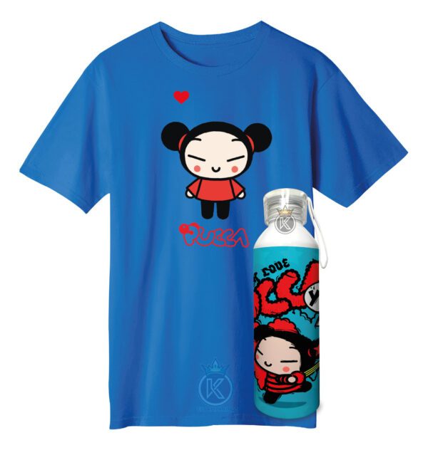 Polera Pucca + Botella En Aluminio 750ml - Estampaking - Imagen 28