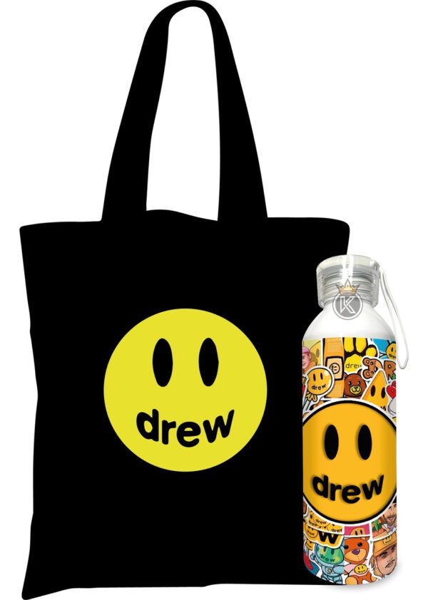 Tote Bag Drew N + Botella En Aluminio 750ml - Estampaking