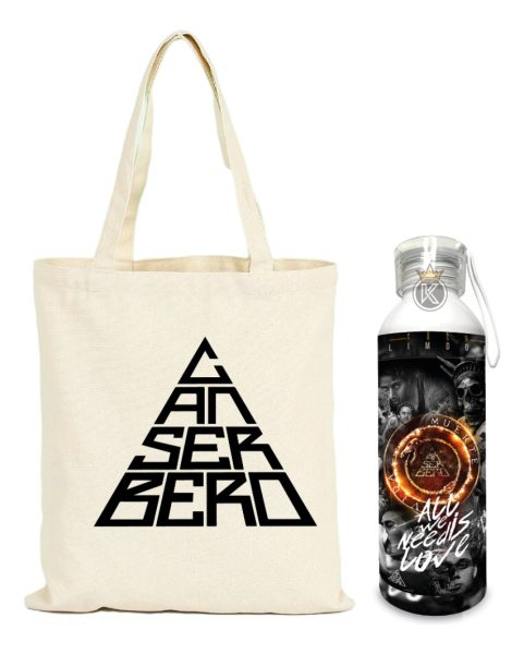Tote Bag Canserbero + Botella En Aluminio 750ml -estampaking