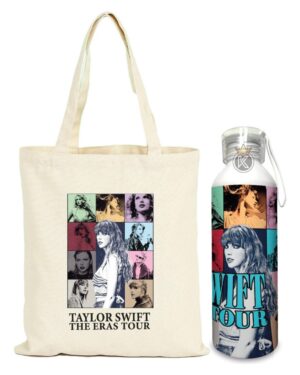 Tote Bag Taylor Swift + Botella En Aluminio - Estampaking
