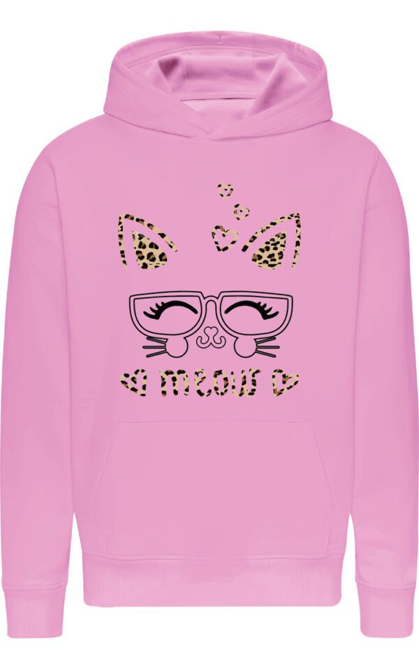 Poleron Gato Con Lente - Gatito - Animal Print - Meow - Estampaking