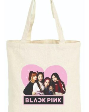 Tote Bag Bolsa Black Pink - Grupo Kpop Musica - Estampaking