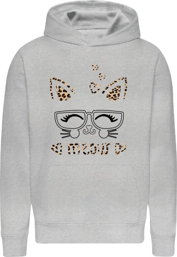 Poleron Gato Con Lente - Gatito - Animal Print - Meow - Estampaking - Imagen 7
