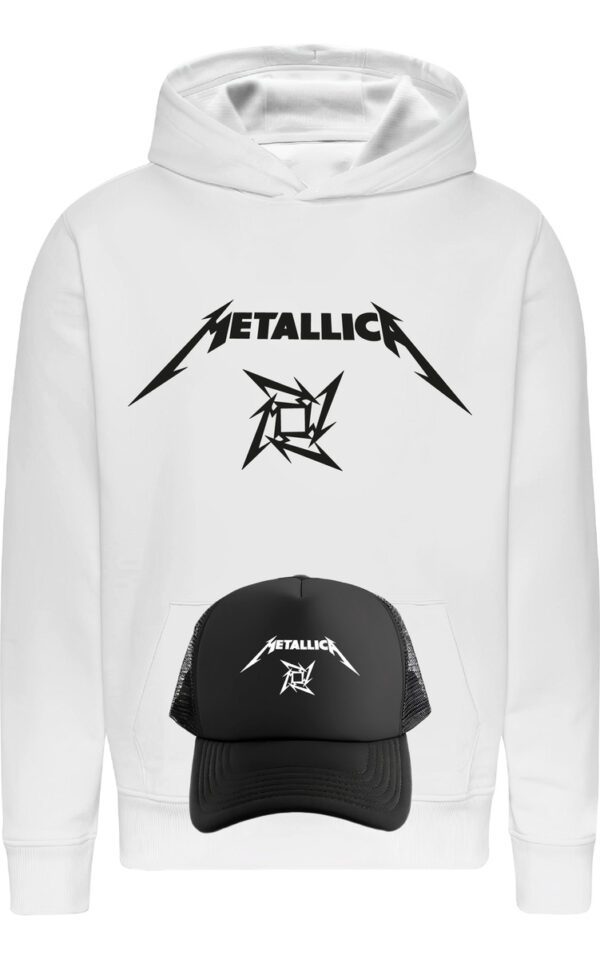 Poleron Metallica + Jockey Gorro - Thrash Meta - Rock - Musica - Estampaking - Imagen 13