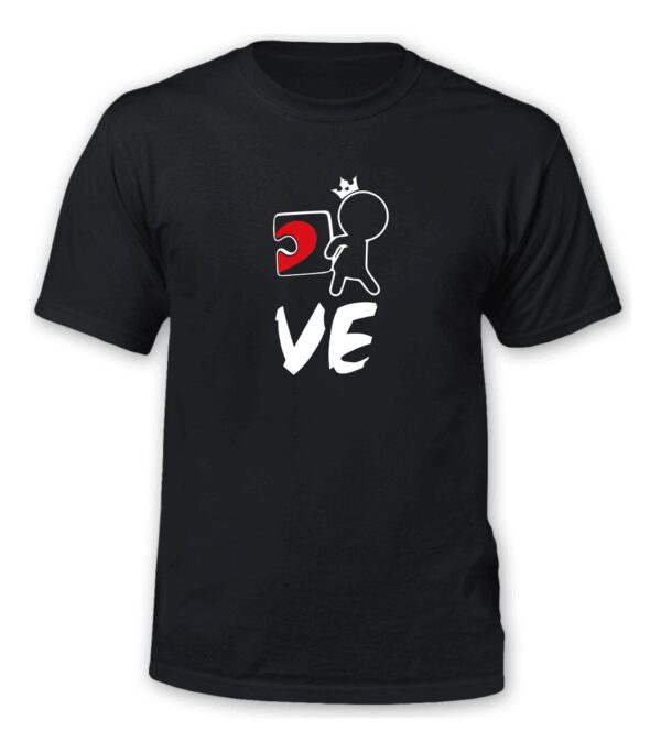 Polera Pareja Lo Ve - Amor - Rompecabeza - Estampaking - Imagen 7