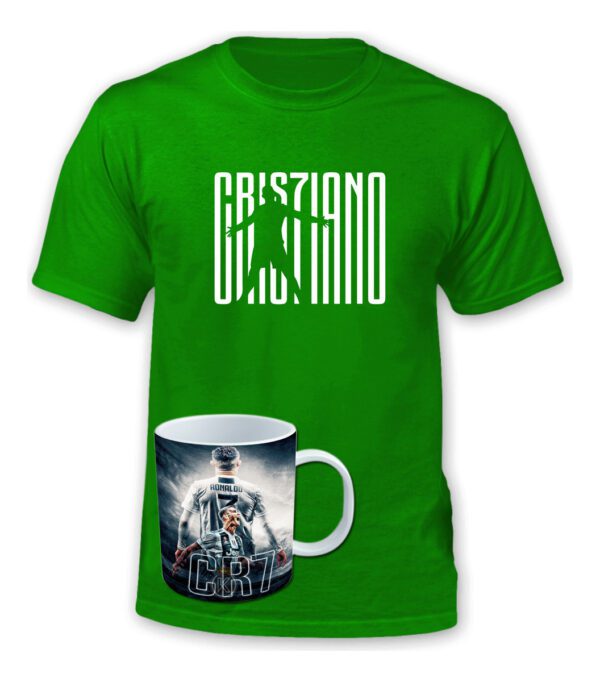 Polera Cristiano Ronaldo + Tazon - Futbol Cr7 - Estampaking - Imagen 22