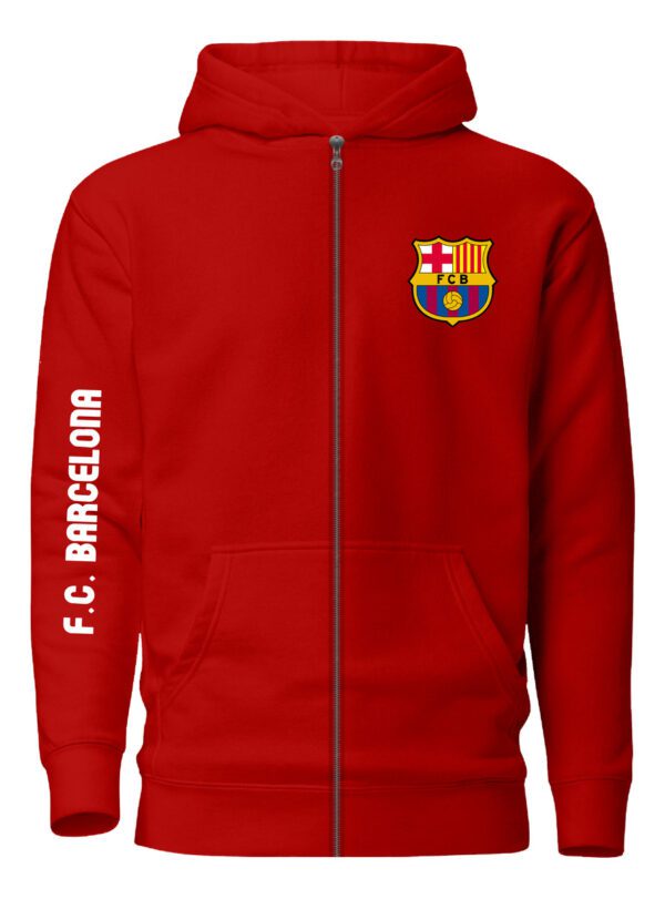 Poleron Con Cierre Futbol Club Barcelona - Fc Barca - Futbol Profesional - Estampaking - Imagen 14