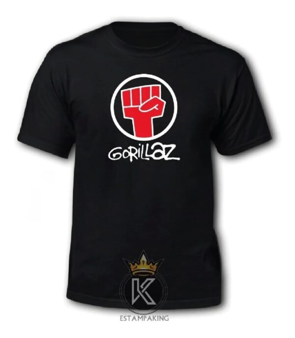 Polera Gorillaz - Banda Virtual Inglesa - Estampaking - Imagen 3