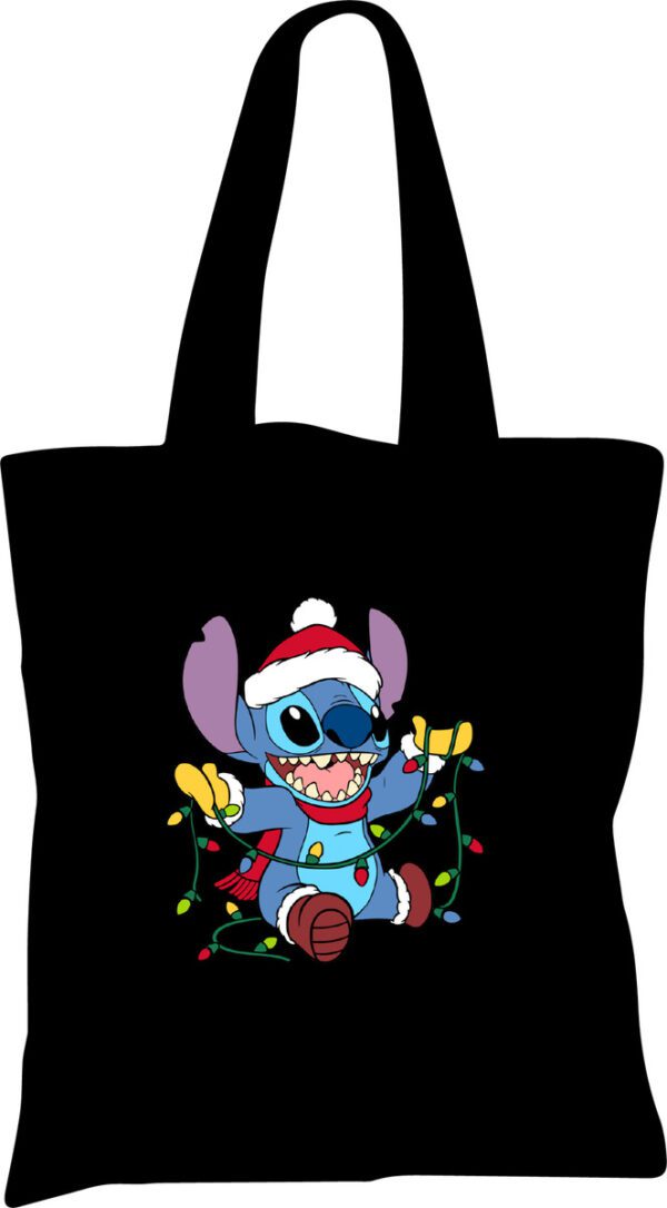 Tote Bag Bolsa Stitch Navidad 2 - Estampaking - Imagen 2