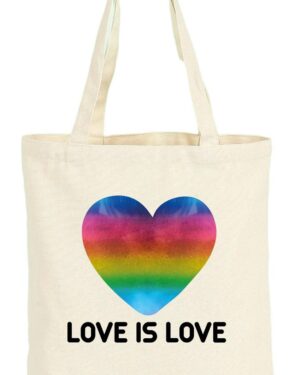 Tote Bag Bolsa Love Is Love - Amor Es Amor - O - Estampaking