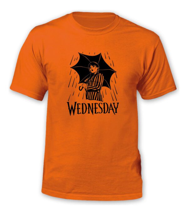 Polera Merlina - Wednesday - Bajo La Lluvia - Estampaking - Imagen 10