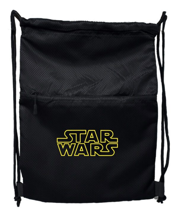 Bolso Tipo Morral Con Cierre Star Wars - Galax - Estampaking