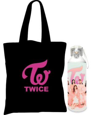 Tote Bag Bolsa Twice + Botella En Aluminio - Estampaking