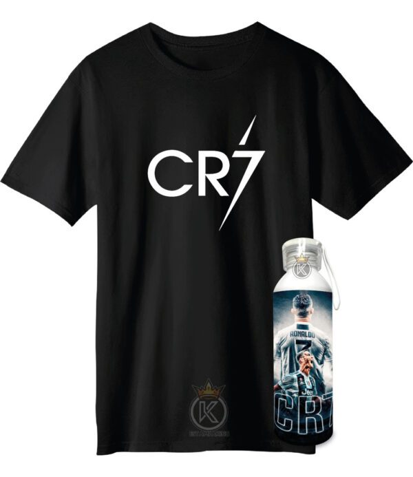 Polera Cristiano Ronaldo + Botella En Aluminio - Estampaking - Imagen 5